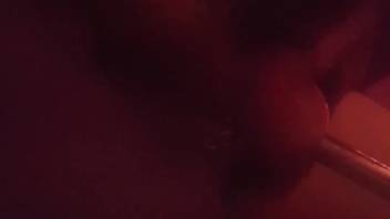 Guy bangs his fluffy pet in a savage adult webcam show
