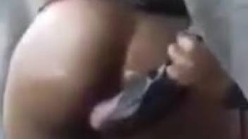 Well-endowed stud rams his massive dick deep into her tight ass