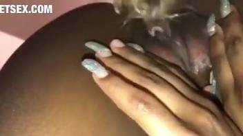 Black pussy is perfect for his big-dicked dawg