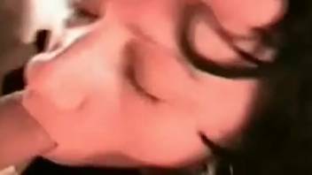 Groaning whore mother pleading for deep penetration
