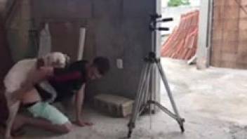 Obedient guy allows that canine to pound his narrow rear hole
