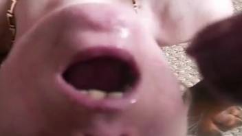 Messy leftovers for a mom-obsessed stud with an enormous dick