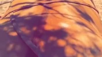 Excited guy thrusts his dick into a mare's vagina and savors the result